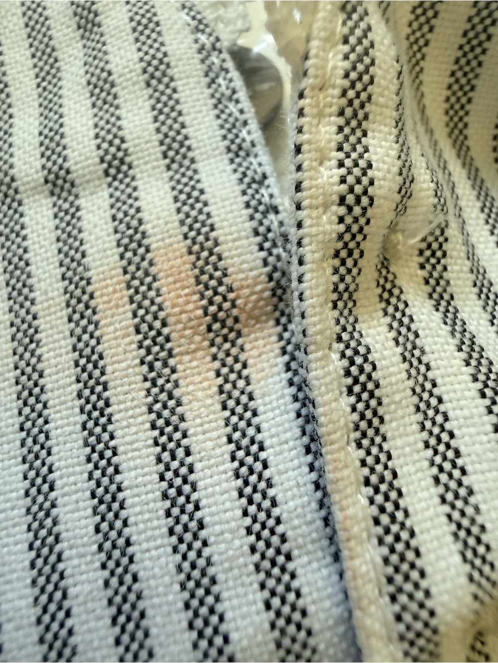 Commense Striped White Button-Front Lace Trim Tank Top - Picture 10 of 10